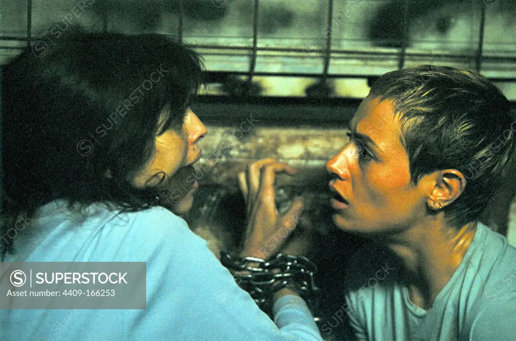 CECILE DE FRANCE and MAÏWENN LE BESCO in SWITCHBLADE ROMANCE (2003) -Original title: HAUTE TENSION-, directed by ALEXANDRE AJA.