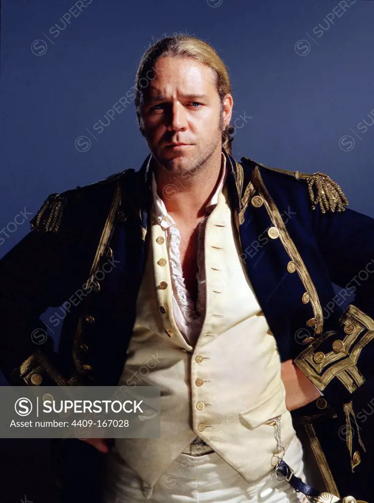 RUSSELL CROWE in MASTER AND COMMANDER: THE FAR SIDE OF THE WORLD (2003), directed by PETER WEIR.