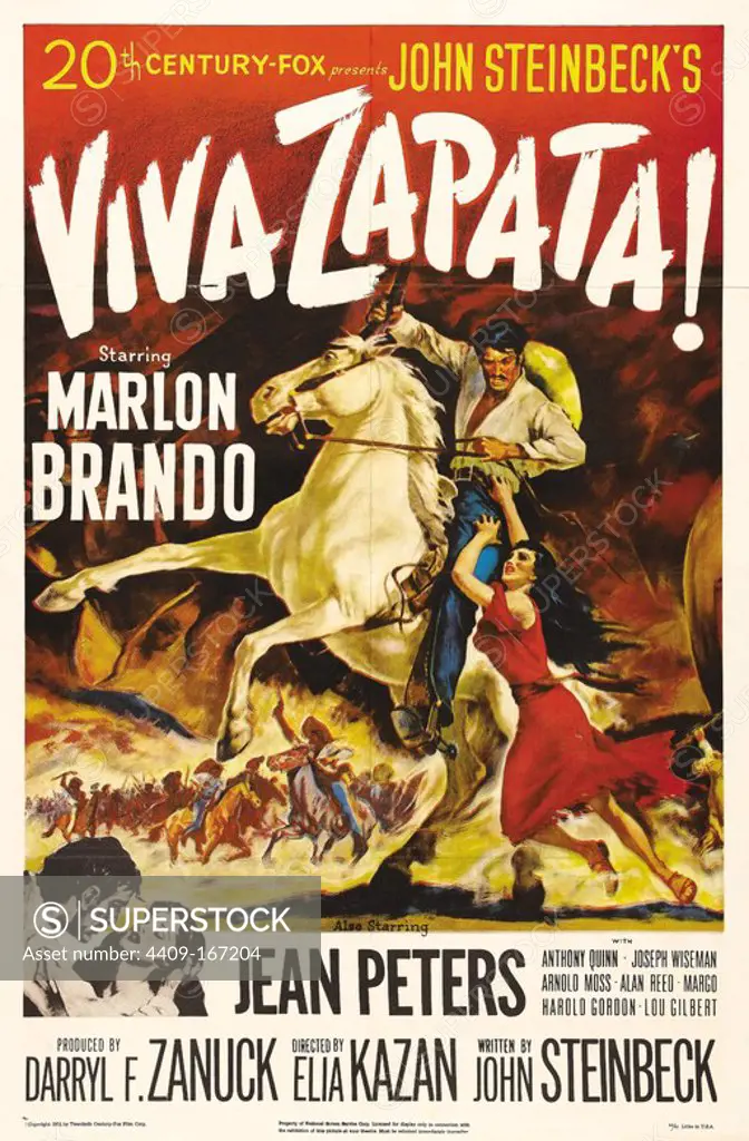 VIVA ZAPATA! (1952), directed by ELIA KAZAN.