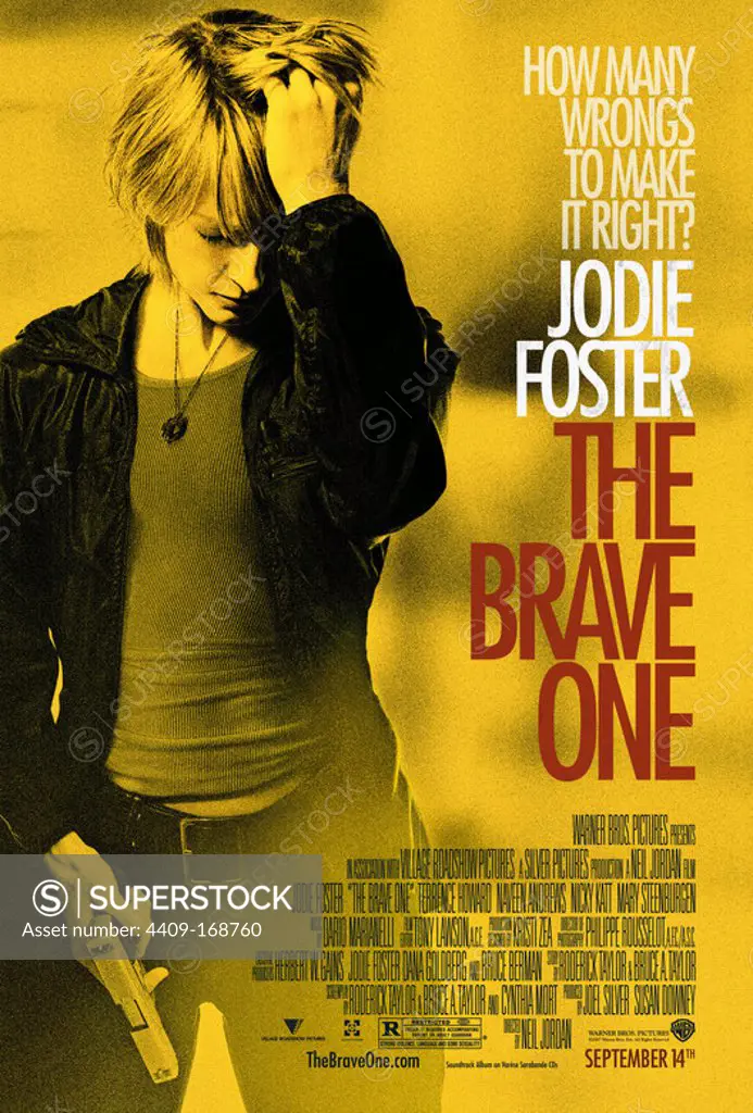 Original Film Title: THE BRAVE ONE. English Title: THE BRAVE ONE. Film Director: NEIL JORDAN. Year: 2007.