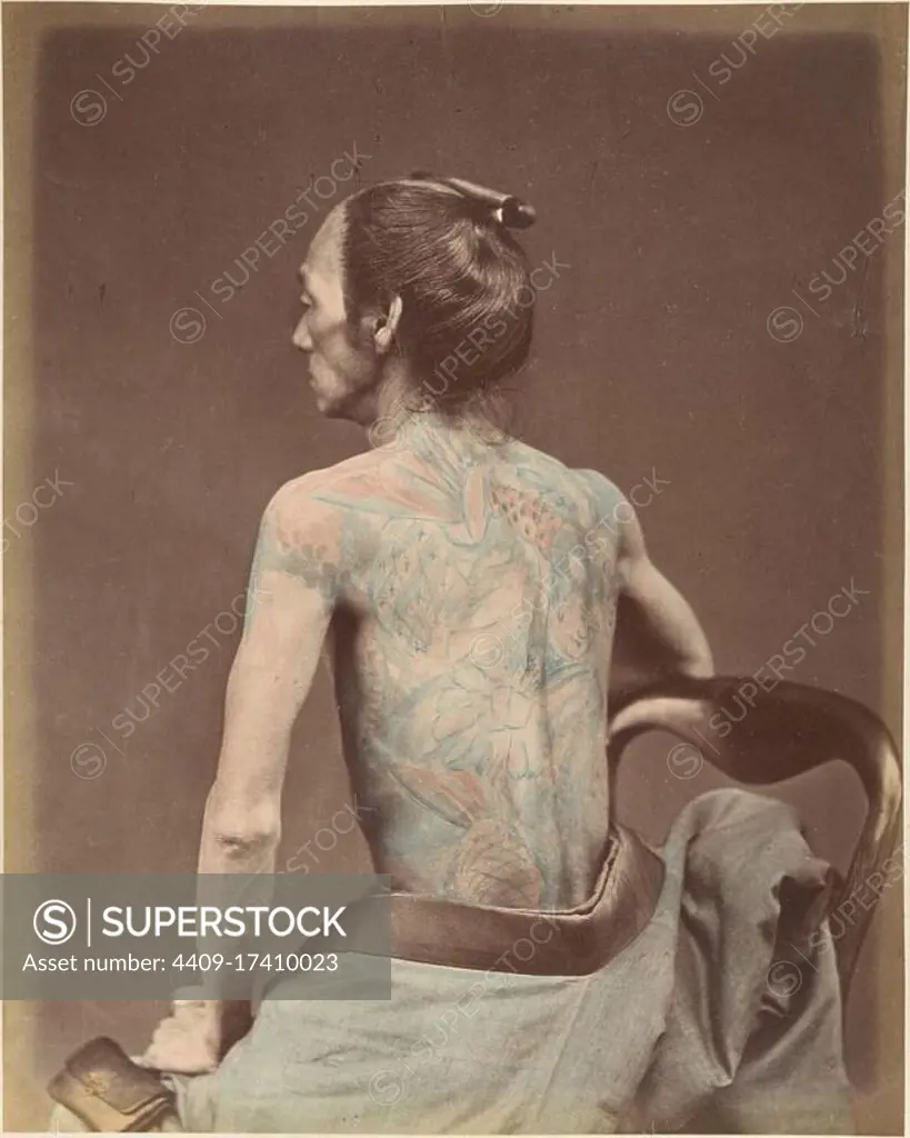 Mechanic Tattooing. Artist: Unknown. Dimensions: 25.1 x 20 cm (9 7/8 x 7 7/8 in.). Date: 1870s. Museum: Metropolitan Museum of Art, New York, USA.