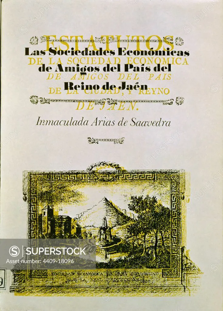 SOC ECONOMICAS DE AMIGOS DEL PAIS-JAEN-COLONIAS AMERICANAS. Author: ARIAS DE SAAVEDRA INMACULADA. Location: BIBLIOTECA NACIONAL-COLECCION. MADRID. SPAIN.