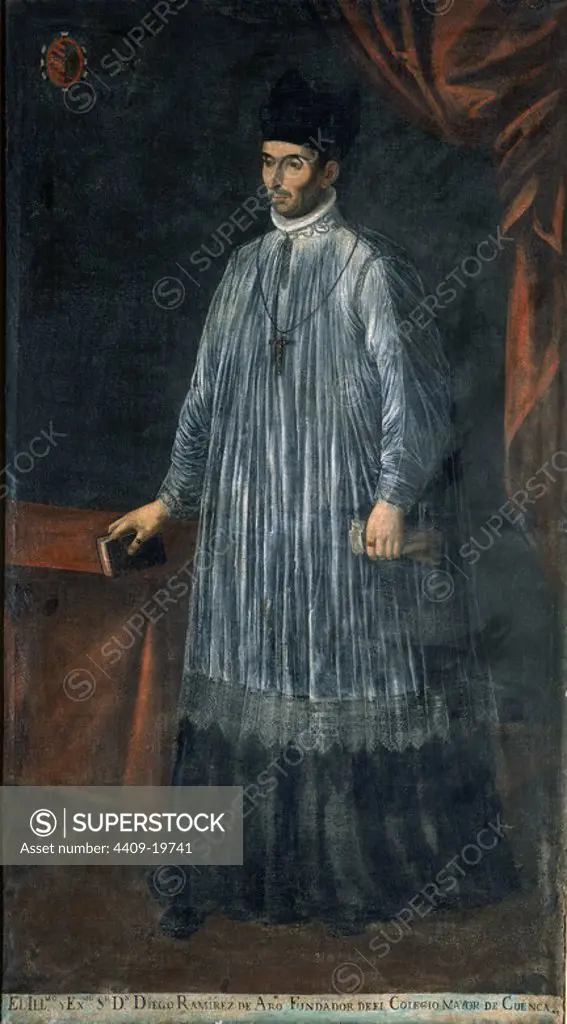 DIEGO RAMIREZ DE FUENLEAL TAMBIEN LLAMADO DE VILLAESCUSA (1459-1537) OBISPO DE ASTORGA DE MALAGA Y DE CUENCA. Location: ESCUELAS MENORES-MUSEO UNIVERSITARIO. SALAMANCA. SPAIN.