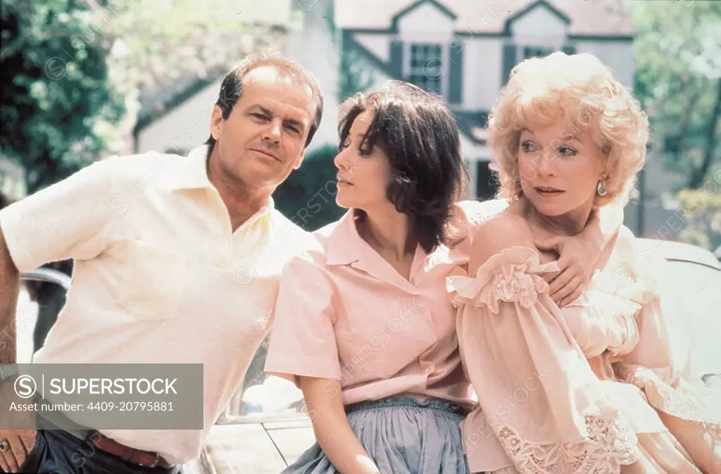 DEBRA WINGER, JACK NICHOLSON and SHIRLEY MACLAINE in TERMS OF ENDEARMENT (1983), directed by JAMES L. BROOKS.