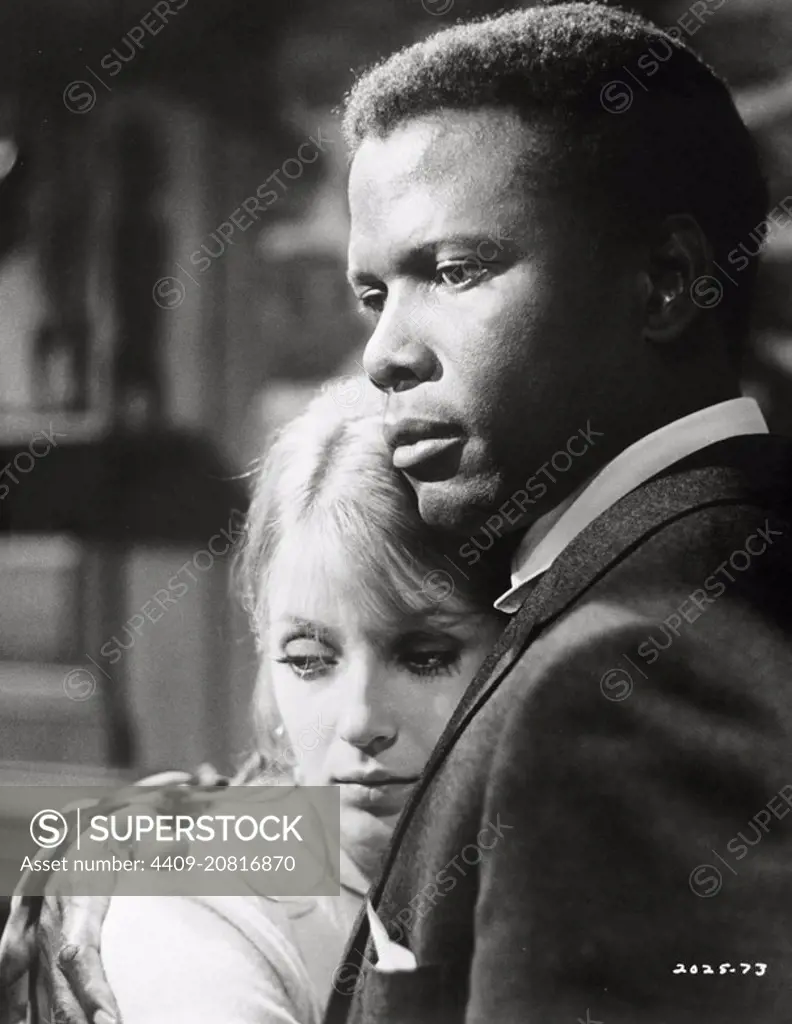 SIDNEY POITIER and JOANNA SHIMKUS in THE LOST MAN (1969), directed by ROBERT ALAN AURTHUR.