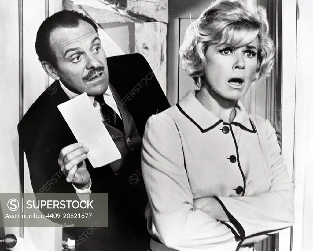 DORIS DAY and TERRY-THOMAS in WHERE WERE YOU WHEN THE LIGHTS WENT OUT (1968), directed by HY AVERBACK.