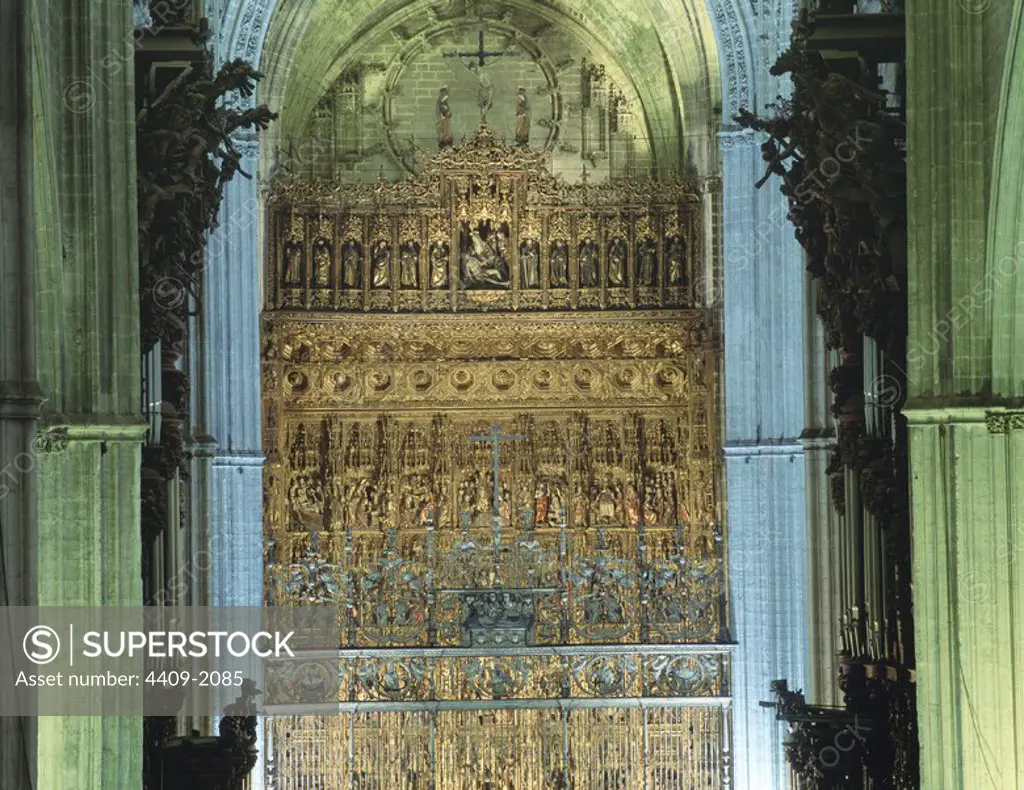 Altar Mayor de la Catedral de Sevilla.