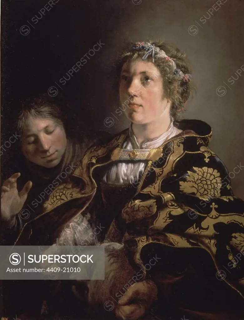 'Judith with the Head of Holofernes', 1636, Dutch School, Oil on panel, 89 cm x 71 cm, P02097. Author: SALOMON DE BRAY. Location: MUSEO DEL PRADO-PINTURA. MADRID. SPAIN.