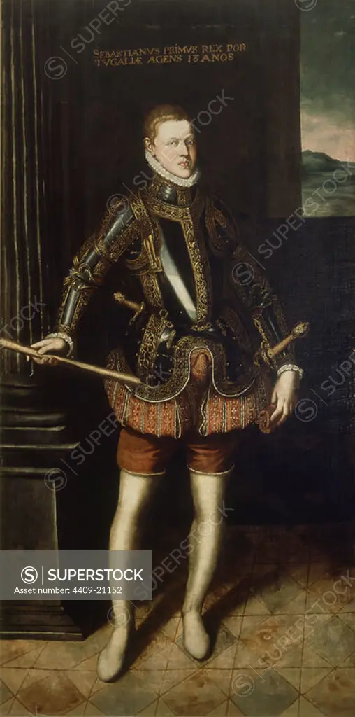 DON SEBASTIAN DE PORTUGAL (1554/1578) - REY DE PORTUGAL - RENACIMIENTO ITALIANO. Author: SOFONISBA ANGUISSOLA (1532-1625). Location: PRIVATE COLLECTION. MADRID. SPAIN. SEBASTIAN DE PORTUGAL. JUAN III DE PORTUGAL NIETO. AUSTRIA JUANA HIJO. CARLOS V NIETO. DON SEBASTIAN DE PORTUGAL. JUAN INFANTE DE PORTUGAL HIJO.