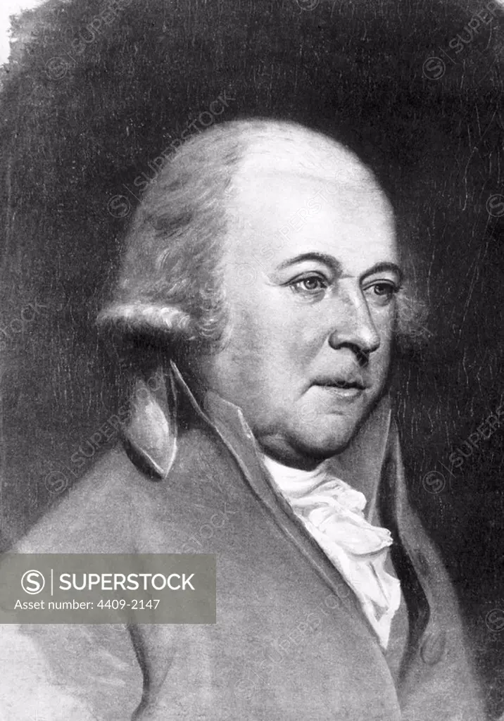 John Adams, segundo presidente de los Estados Unidos.