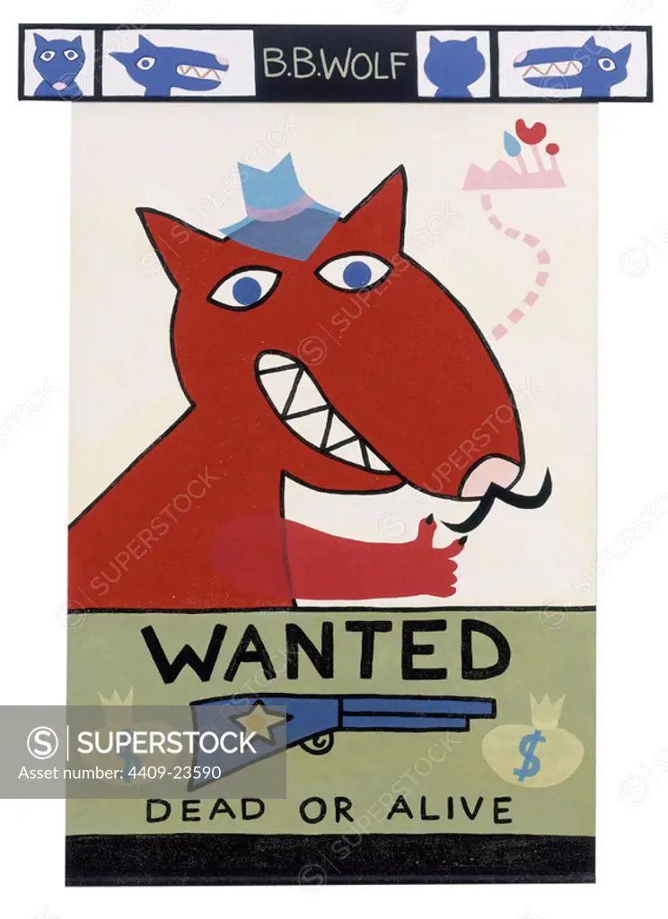 WANTED - SE BUSCA - 2004. Author: ALEX MITCHELL. Location: PRIVATE COLLECTION.