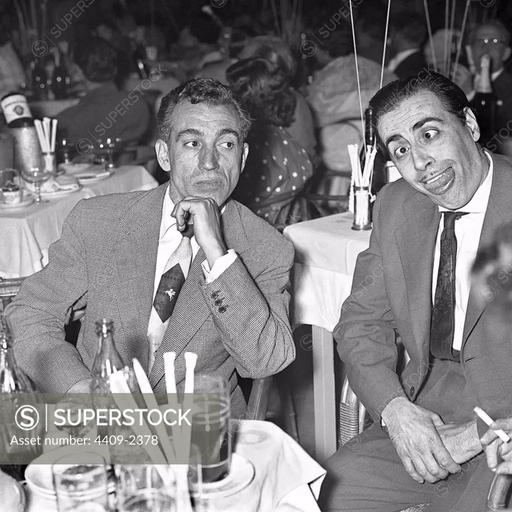 El humorista español Miguel Gila fotografiado en 1959.