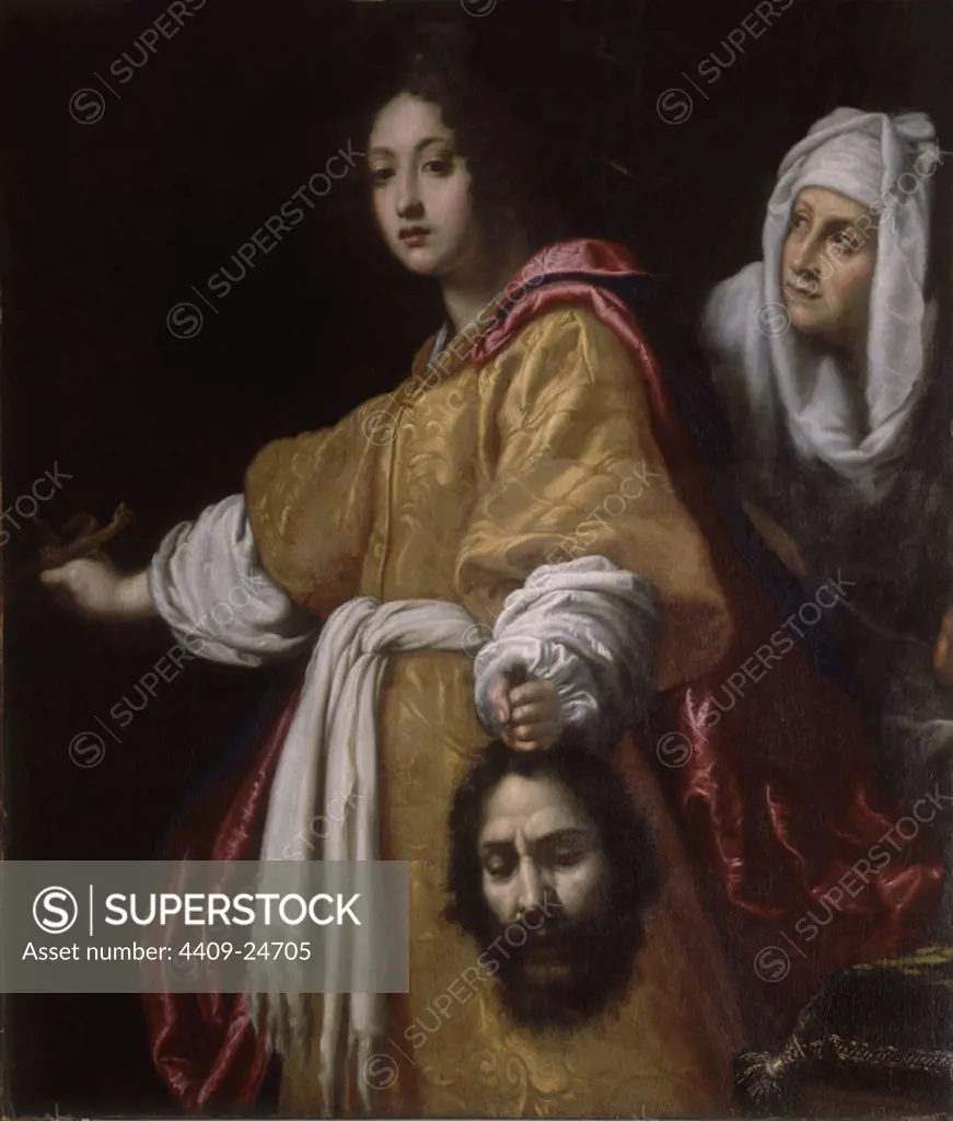 Judith with the Head of Holofernes - 1620 - 139x116 - oil on canvas - Italian Mannerism. Author: CRISTOFANO ALLORI. Location: PRIVATE COLLECTION. MADRID. SPAIN.