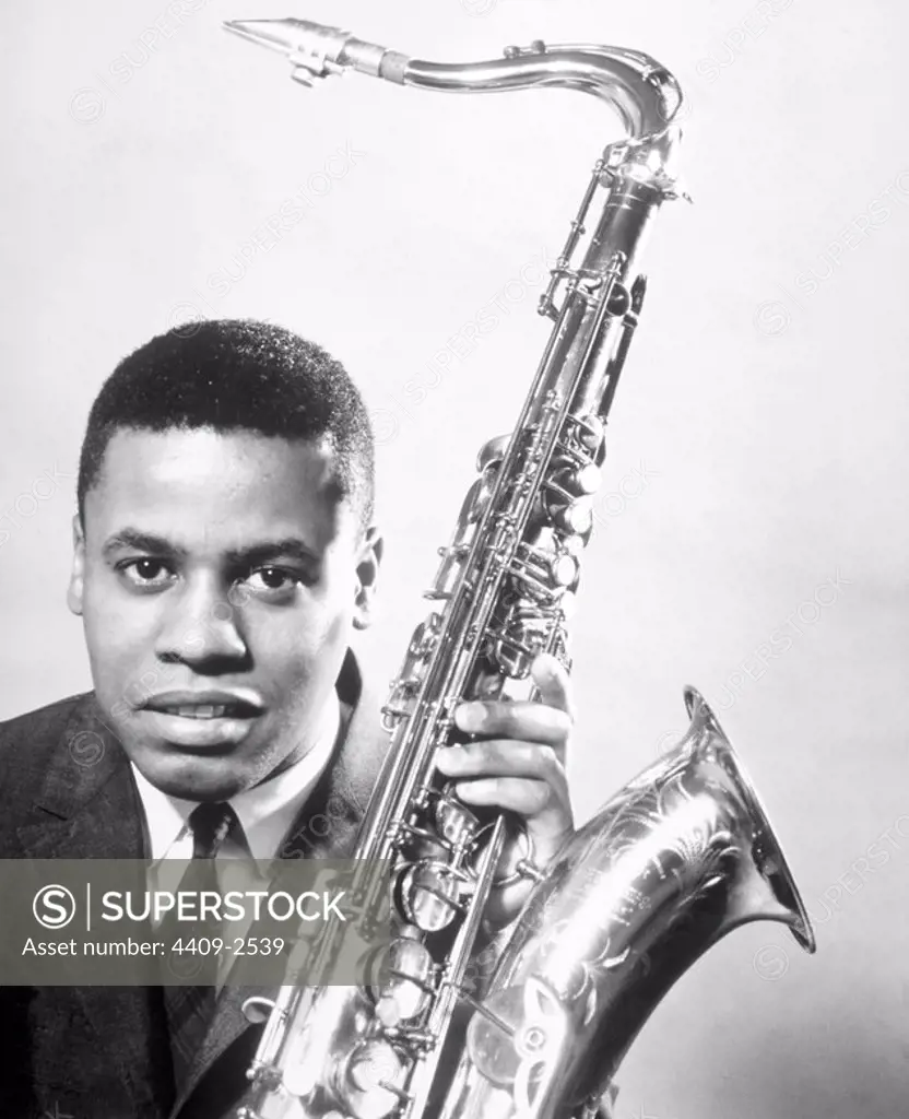 One of jazz's finest composers and tenor saxophonists, Wayne Shorter, in his days as one of Art Blakey's Jazz Messengers. 1961.