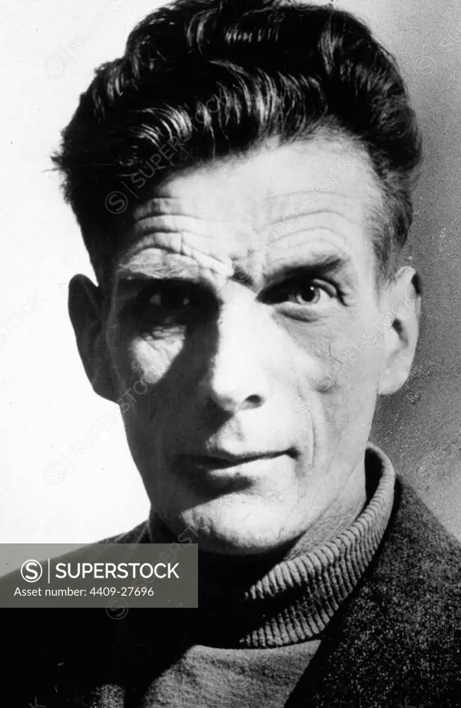 Samuel Beckett, Irish playwright and author.