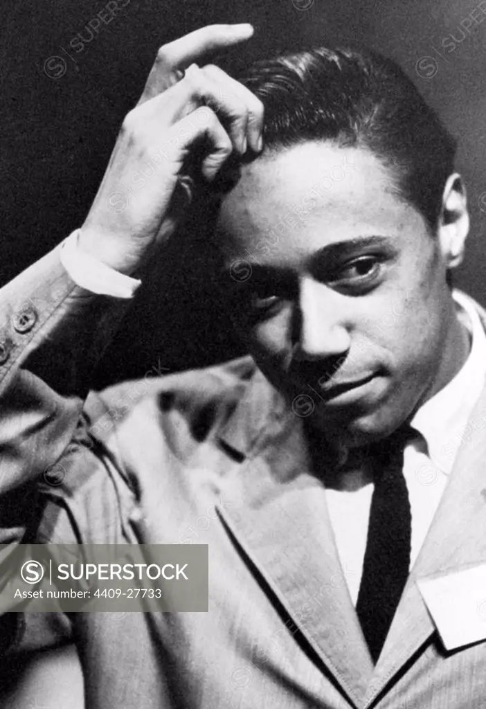 Headshot of jazz musician Horace Silver, 1959.