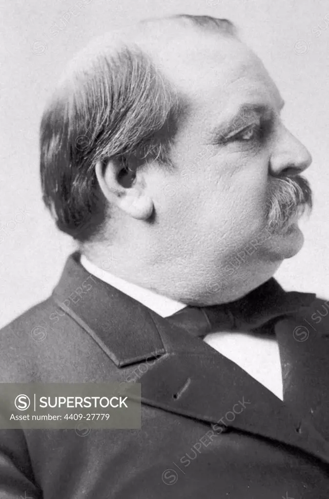 Grover Cleveland, 22nd and 24th President of the United States.