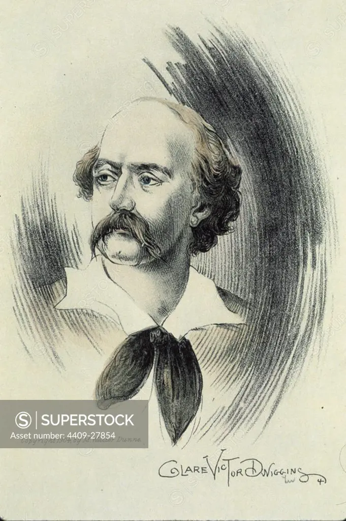 El escritor francés Gustave Flaubert.