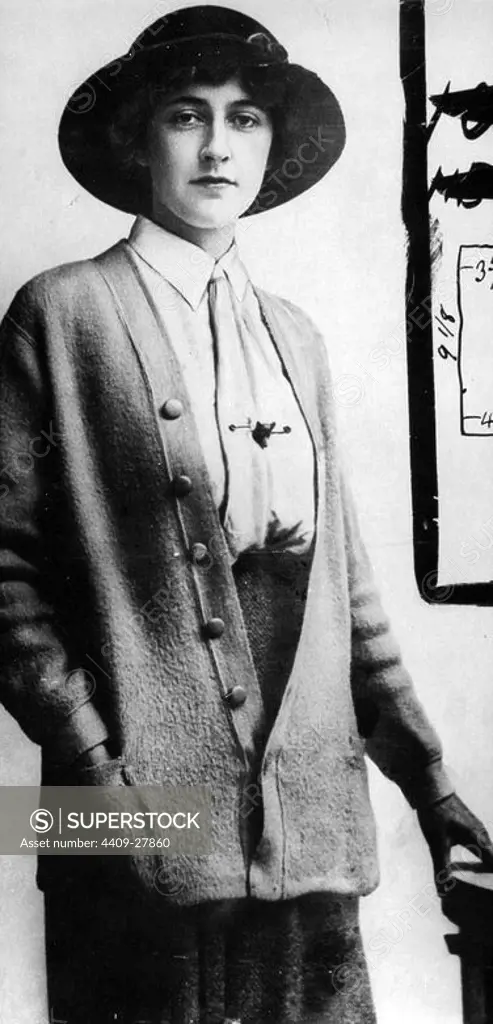 Agatha Christie (1890-1976), English crime writer of novels, short stories, and plays.