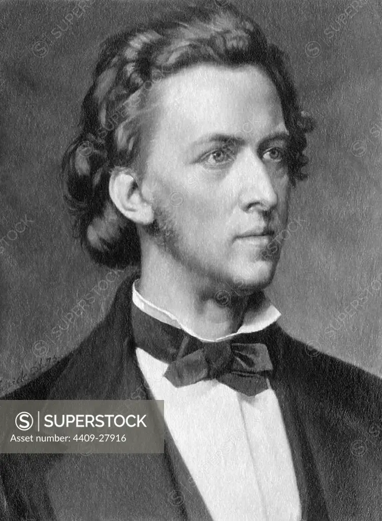 Frederic Chopin. Polish pianist and composer (1810-1949).