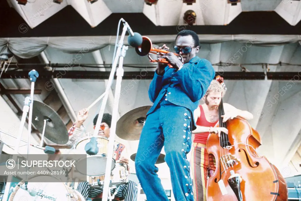 Miles Davis en el Newport Jazz Festival. Julio 1969.