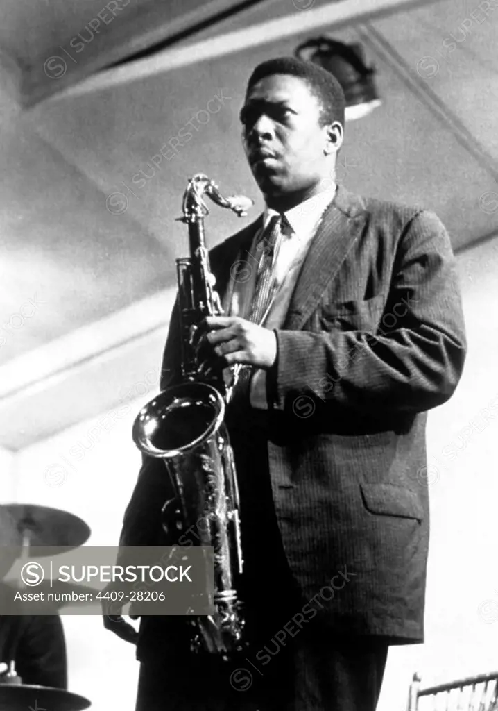 El saxofonista y compositor de jazz John Coltrane.