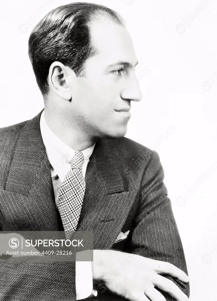 American composer and pianist George Gershwin.