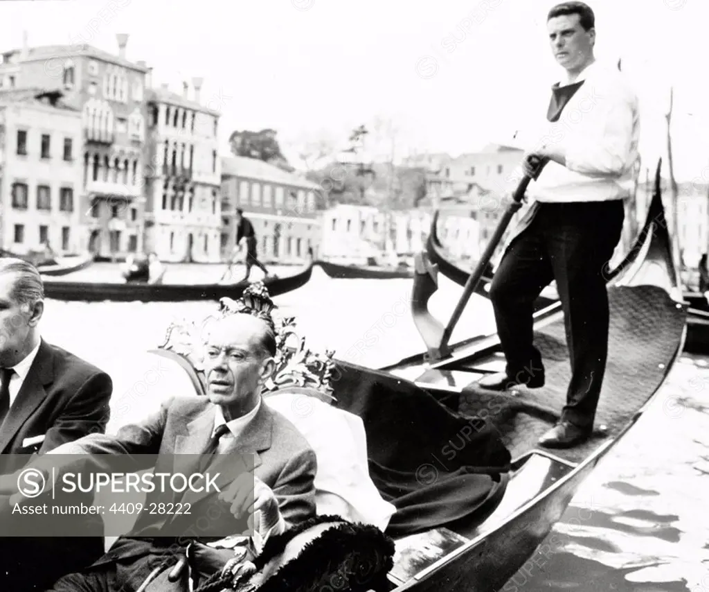 Cole Porter in Venice, Italy 1957.