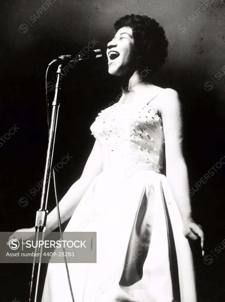 La cantante Aretha Franklin.