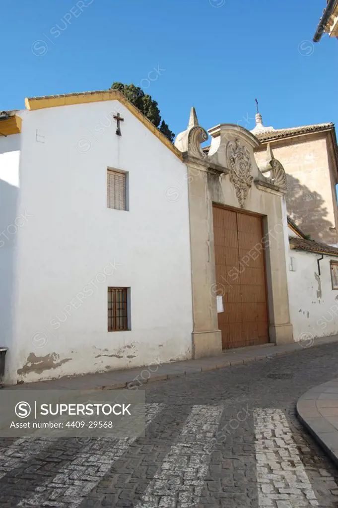 Convento de Santa Isabel, obra iniciada por Juan de Ochoa y continuada por Sebastin Vidal y Bernab Gmez del Ro y finalizada en 1660. Cordoba.
