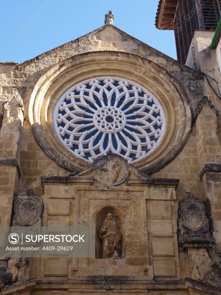 Portalada manierista de la Iglesia de San Pablo, siglo XVI. Cordoba.