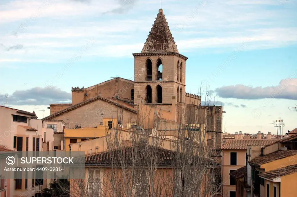 Iglesia de Santa Creu, calle santa creu. Palma de Mallorca.