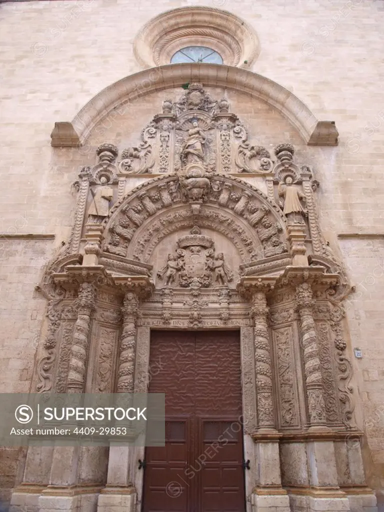 Iglesia de Monte sion, calle Monti-sion, Palma de Mallorca.