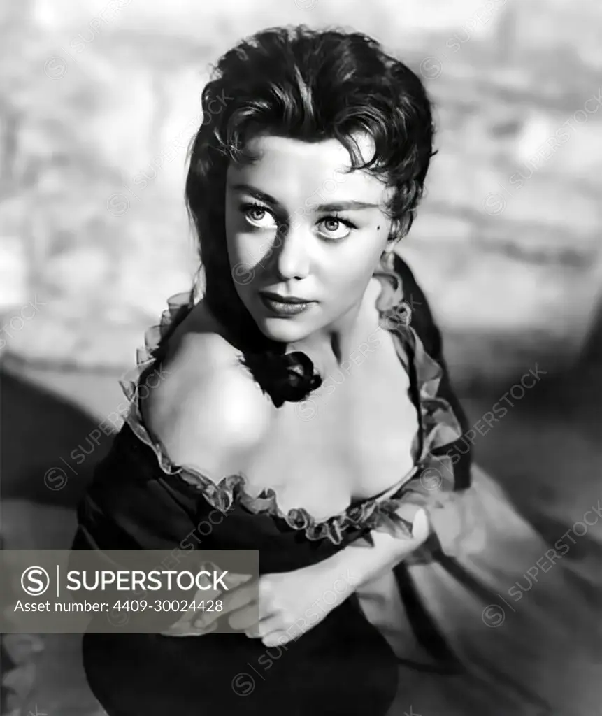 GLYNIS JOHNS in ROB ROY, THE HIGHLAND ROGUE (1954), directed by HAROLD FRENCH.