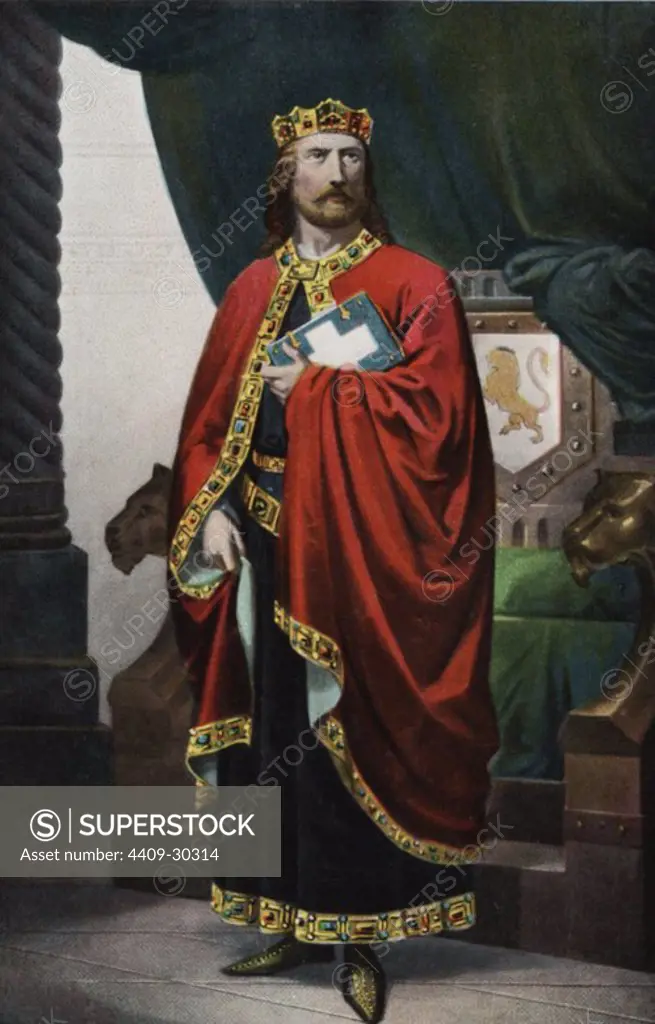 Don Alfonso IV el Monje (-933). Rey de León.