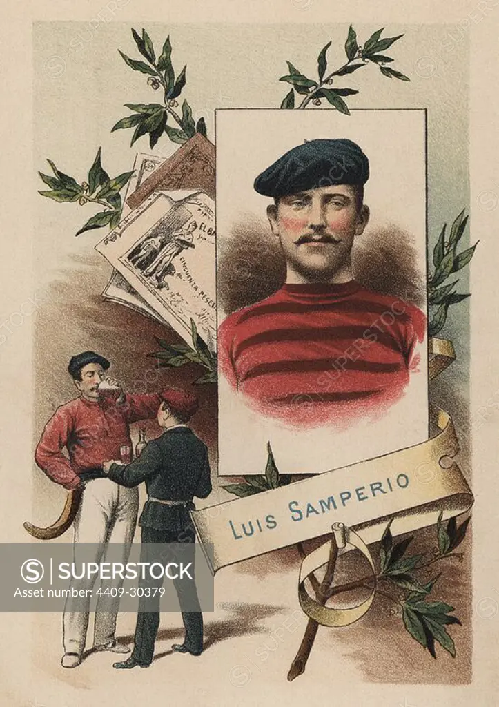 Luis Samperio Echeveste (1866-). Pelotari.