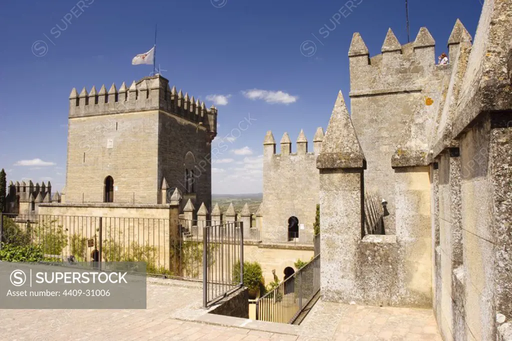 Almodovar del Rio Castle. Cordova. Andalusia. Spain.