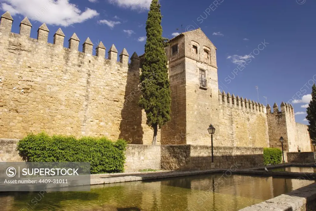 Arab Walls of Cordova City. Andalusia. Spain.