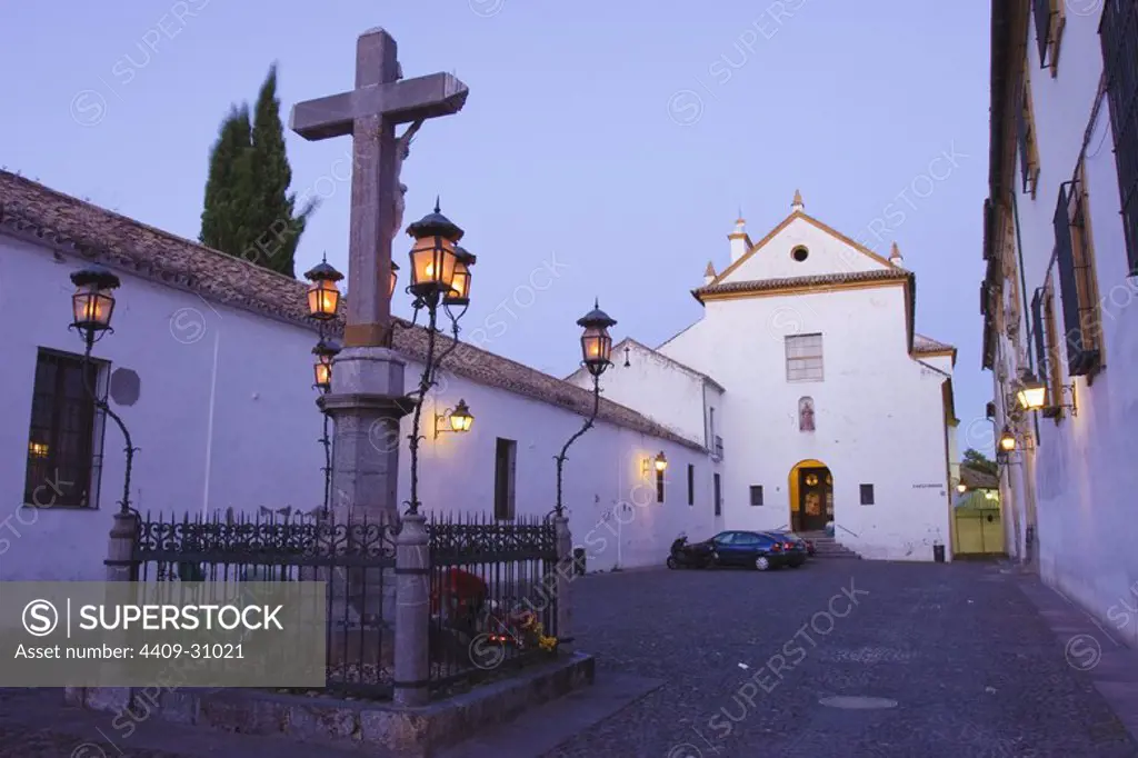 Capuchinos Square. Cristo de los Faroles. Cordova City. Andalusia. Spain.