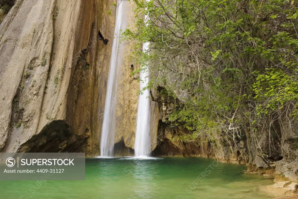 Linarejos Waterfall. Sierra de Cazorla Natural Park. Jaen. Andalusia. Spain.