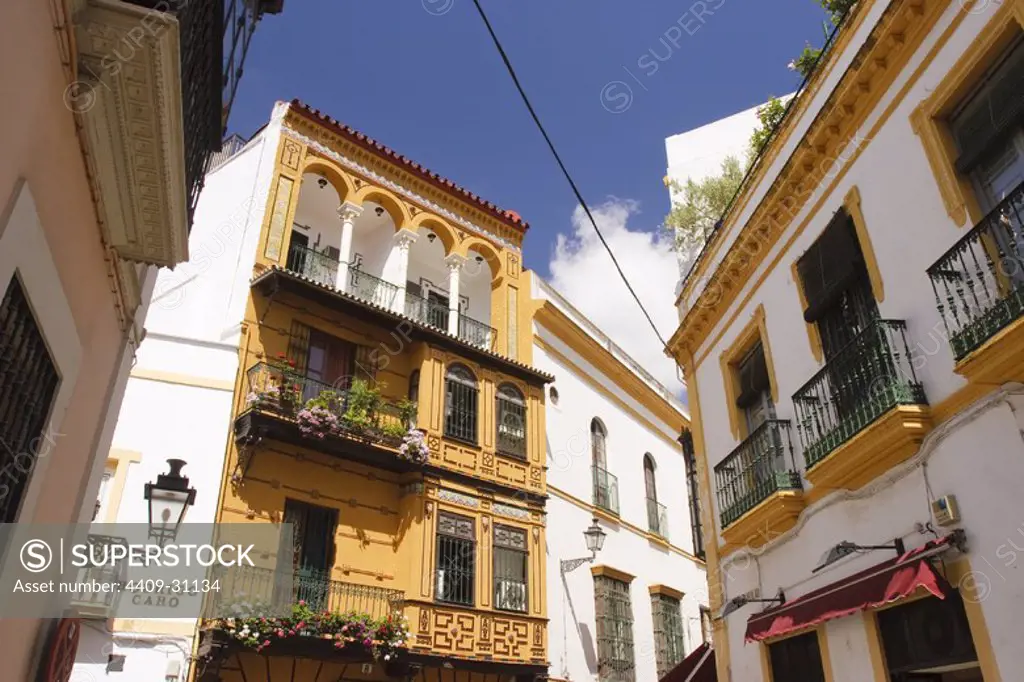 Santa Cruz quarter. Sevilla City. Andalusia. Spain.