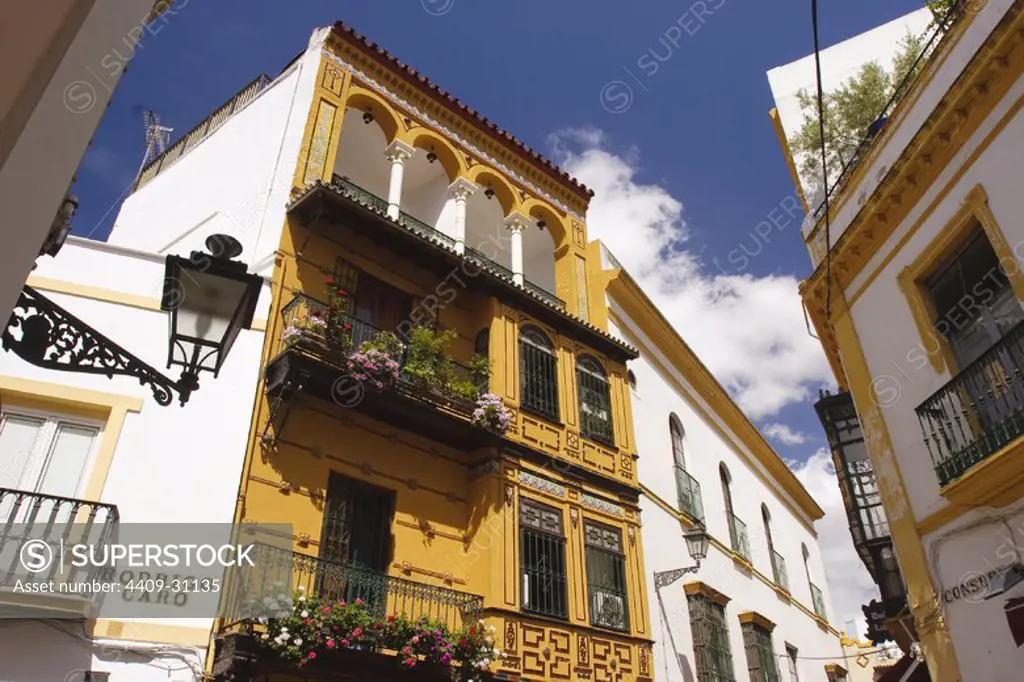 Santa Cruz quarter. Sevilla City. Andalusia. Spain.