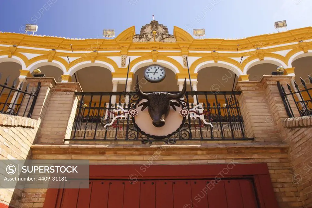 Plaza de Toros de la Real Maestranza. Sevilla City. Andalusia. Spain.