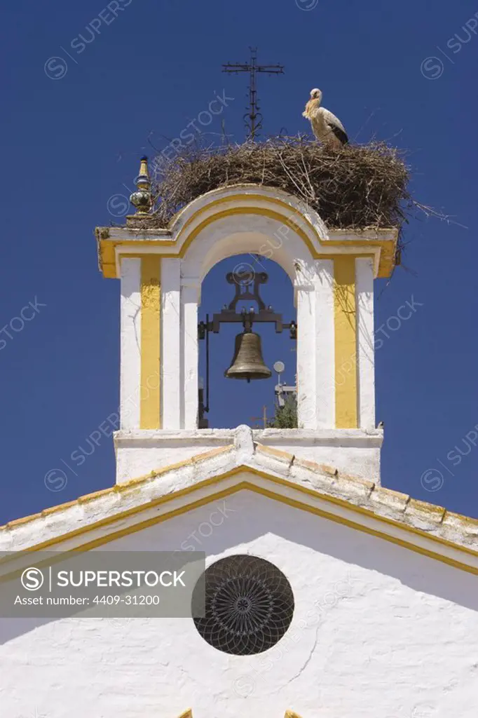 Ermitage in Cazalla de la Sierra. Sevilla. Andalusia. Spain.