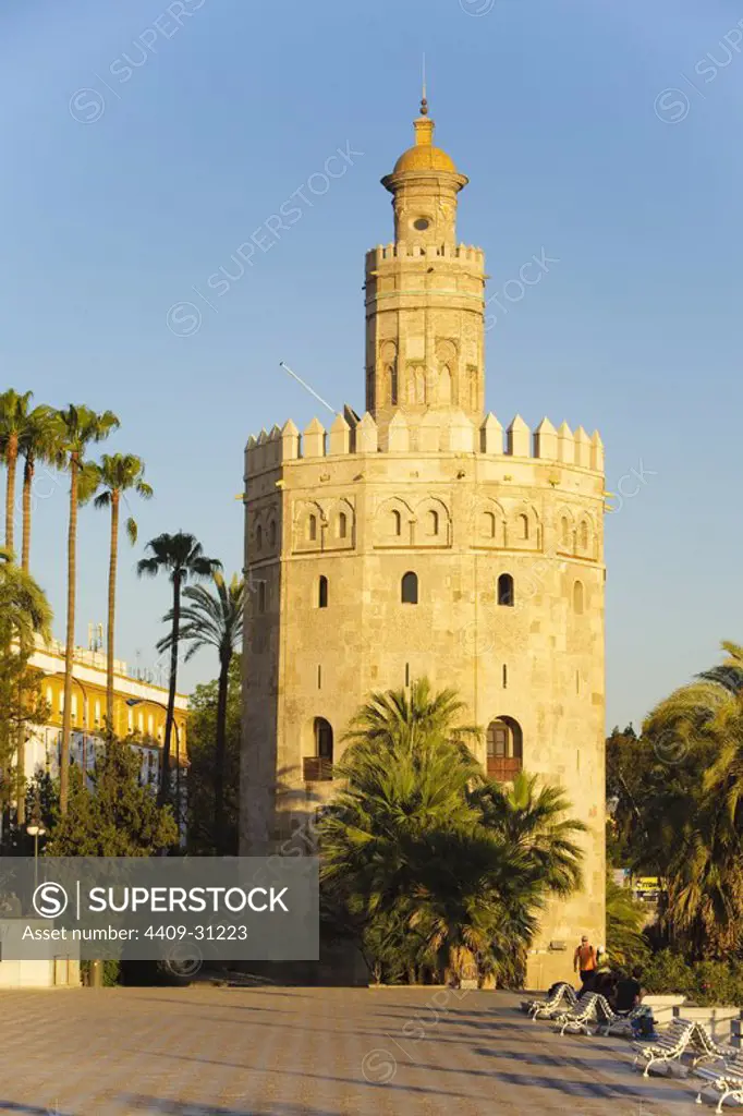 Torre del Oro. Sevilla City. Andalusia. Spain.