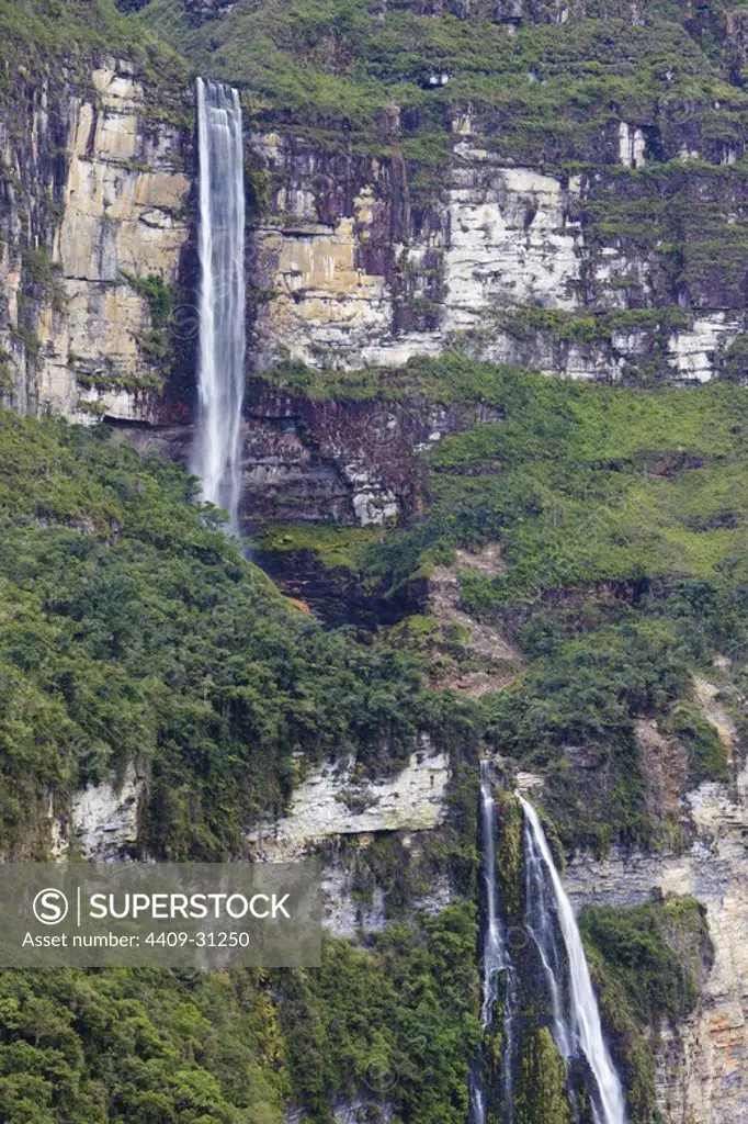 Gocta waterfall. Amazonas Departament. Peru.