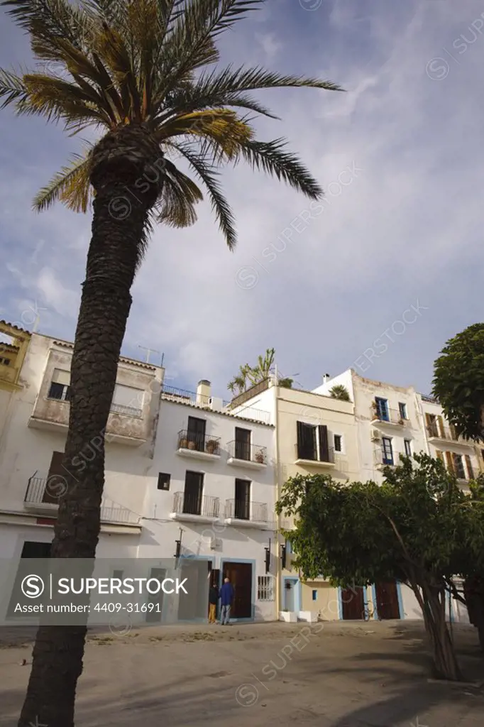 Sa Penya District. Ibiza Island. Balearic Island. Spain.