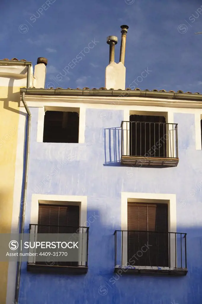House in Cuenca city. Spain.