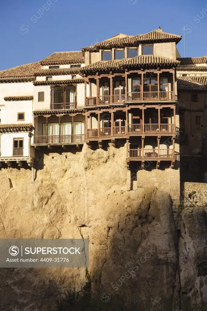 Hanging houses. Cuenca city. Spain.