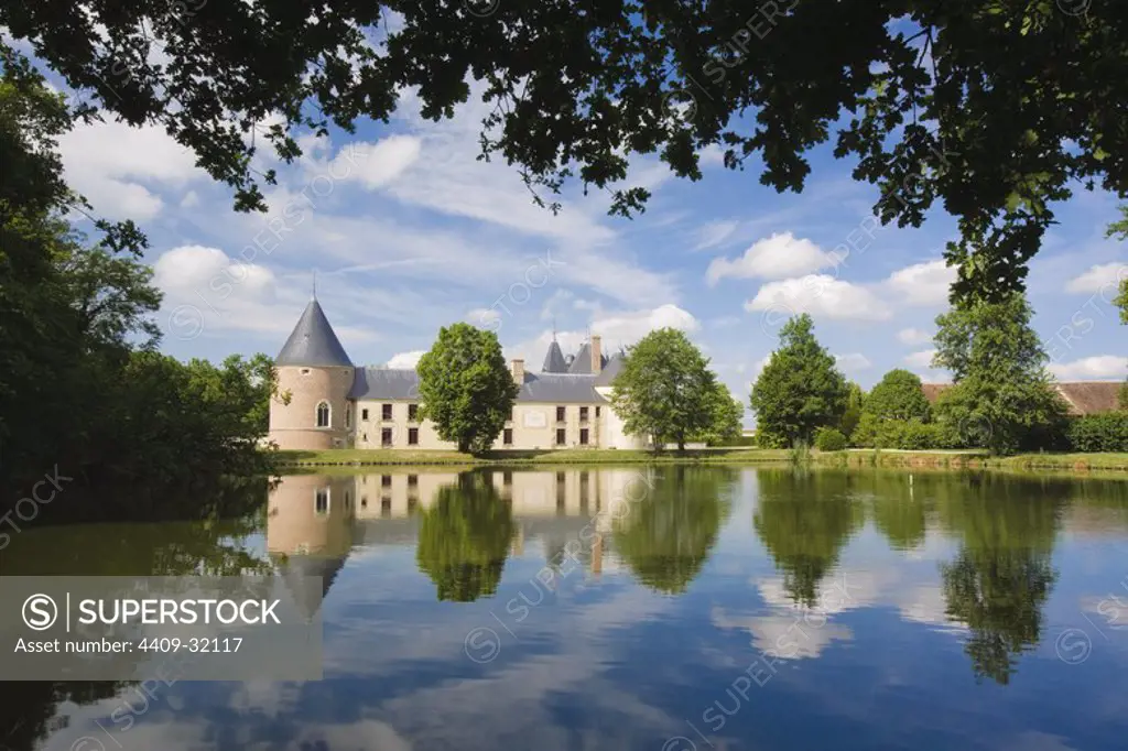 Chamerolles Castle. Loire Valley. France.